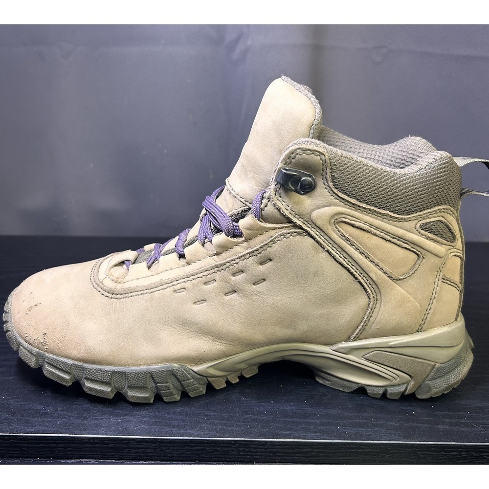 Vasque Talus UltraDry Mid Hiking Boot Women 9M Brown Leather Vibram Soles 7419M - Picture 8 of 11